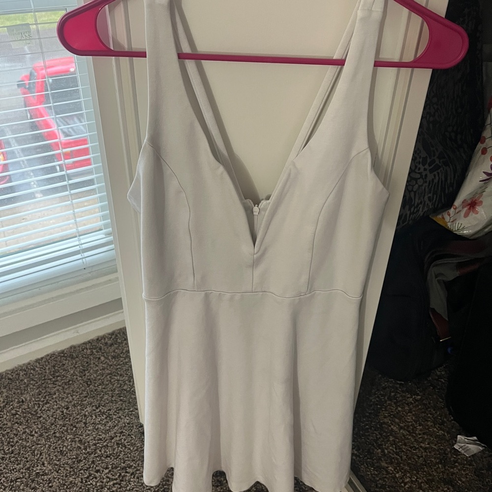White Lulu’s skater dress
